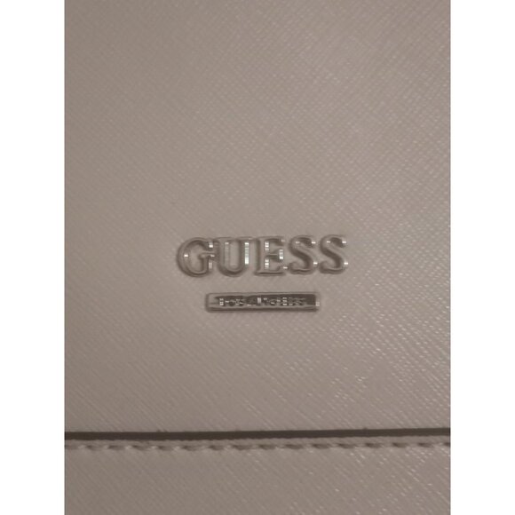 Women's GUESS Los Angeles Shoulder Bag Logo Side Tan Pink Rare Find! - Picture 3 of 13